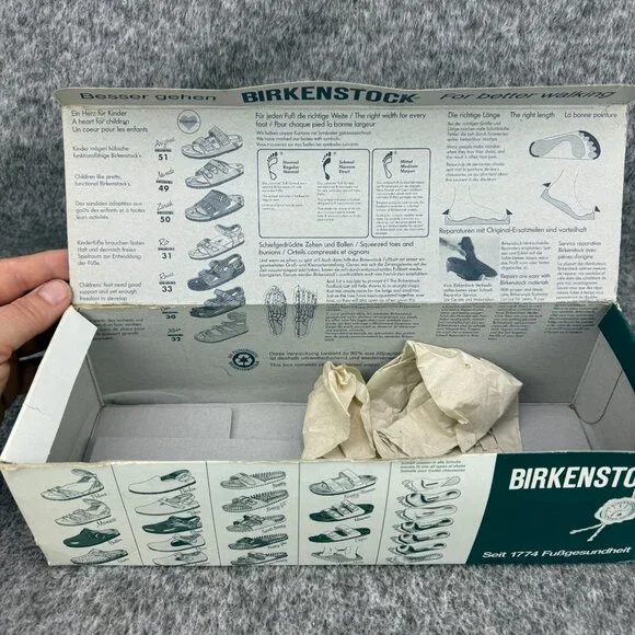 ✅Girls C11/EU29 Birkenstock Kids Rio Blue Birko-Flor Sandals *DISCOLORED SOLE - Picture 11 of 14